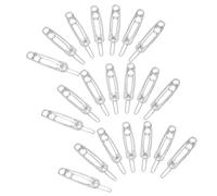 IMIKEYA 24 Pinzas Cabello de Aleación Plateada Horquillas Antideslizantes Acabado Suave Accesorios para Peinado de Niñas y Mujeres Ideales para Uso Diario y Ocasiones Obsequios