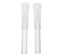 IMIKEYA 2piezas Mini Cabezal De Fuente Forma De Boquilla De Fuente Transparente Accesorios para Estanques para Pecera Estanque o Acuario Boquillas Pequeñas para De Agua Interior y Exterior