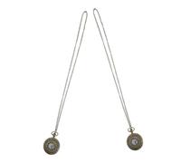 IMIKEYA 2piezas Reloj de Bolsillo Steampunk Vintage de Aleación con Números Romanos y Cadena para Atuendos Retro y Ocasiones Especiales