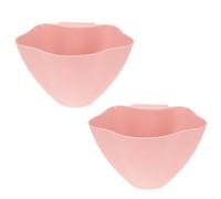 IMIKEYA 2piezas Tacho de Basura Colgante para Carrito de Salón Cubo de Almacenamiento Multifuncional con Diseño Práctico para Uso Salones de Belleza Estética y Depilación Color Rosa