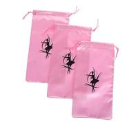 IMIKEYA 3 Piezas Bolsa para Guardar Zapatos de Baile Bolsa con Cordón para Accesorios de Ballet para Niña para Entrenamiento