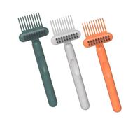 IMIKEYA 3 Piezas Herramienta Limpiadora de Cepillos y Peines para Cabello, Quitapelusas Portátil, Diseño Aire Acondicionado, Limpieza Fácil para Peluquería y Uso Personal Color Aleatorio