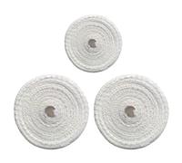 IMIKEYA 3 Rollos de Red Elástica de Algodón Blanco para Atar Salchichas y Patas de Cerdo, Adecuado para Carnicerías y Restaurantes, Resistente y Fácil de Usar