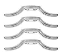 IMIKEYA 4 Piezas Abrazadera De Cuerda para Persianas Abrazadera De Cuerda De Cortina Cornamusa para Kayak Listón De Cuerda para Cortina Enrolladores De Cable Gancho Ventana Cortinas Metal