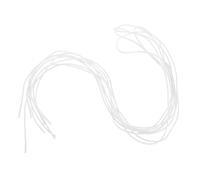 IMIKEYA 4 piezas Cordones de Zapatos Elegantes de Cera de Redondos Resistentes y para Zapatos de Vestir y Color Blanco