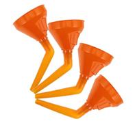IMIKEYA 4 piezas Embudo de Combustible con Tubo Flexible y Diseño Grueso para Coches y Motos para Viajes y Recarga sin Manos
