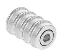 IMIKEYA 4 Piezas Rodamientos para Silla de Ruedas Frontales Resistente para Horquilla Vástago Andador Eje Giratorio Compatible con Ruedas Pequeñas Recambio Fácil y Duradero