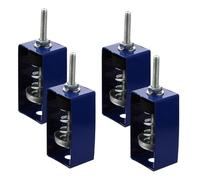 IMIKEYA 4 piezas Unidades Aisladores de Vibración con Resorte para Techo Montajes Amortiguadores Suspendidos Hv Soporte Estable y Reducción de Ruido para Sistemas Industriales y