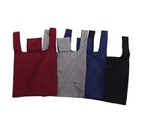 IMIKEYA 4 Uds Bolsa De Compras De Tela Oxford Bolsa De Compras para Comestibles Bolsa De Almacenamiento De Viaje Bolsa De Compras De Mano Bolsa De Dulces para Fiestas Bolsas De