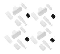 IMIKEYA 4juegos Tapas Decorativas para Extremos De Barra De Cortina Accesorios De Plástico para Varillas De Cortina De Ducha y Ventana Diseño Antideslizante Almohadillas para Protección