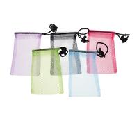 IMIKEYA 5 Piezas Bolsa de Malla Cordón de Nylon Transpirable y Codificada por Colores para Organización en Viajes y Uso en Oficina Hogar