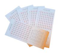 IMIKEYA 5 Piezas Libro de Adivinación I Ching de Papel, Manual de 64 Hexagramas, para Principiantes y Usuarios Avanzados, Guía de Toma de Decisiones y Resolución de Problemas