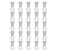 IMIKEYA 50 clips de cierre de vendaje de aluminio con hebilla de mariposa de cuatro puntas, herramienta de cierre para vendajes médicos, hebillas de fijación resistentes para uso