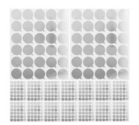 IMIKEYA 50 Hojas Láminas de Adhesivo de Aluminio para Extensiones de Pestañas Almohadillas Protectoras para Pegamento de Pestañas Herramienta para Sujetar el Maquillaje