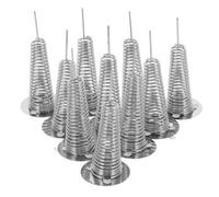 IMIKEYA 50 muelles oscilantes para manualidades: bases oscilantes en espiral, base de resorte con adhesivo para muñecas con cabeza móvil, juguetes para el tablero de instrumentos.