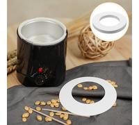 IMIKEYA 50 Tapetes de Papel Desechables para Calentador de Cera, 50 Piezas Antiderrames, Almohadillas Protectoras para Máquina de Depilación, Suministros Profesionales para Kit