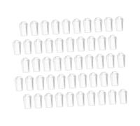IMIKEYA 50piezas Tapones De Goma De Pvc Para Perchas De Alambre Cubiertas De Tubos Metálicos Tapas De Goma Negras Para Rejillas De Armarios y Gancho Colgante