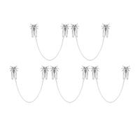 IMIKEYA 5piezas Broche de Cigarra Animal Bonito Borla Larga de Alfileres de Cuello para Suéter Traje y Chaqueta Alfileres de Metal para Obsequio de Mujer y Hombre