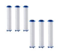 IMIKEYA 6 Piezas de Recambio Filtro para Ducha de Baño Núcleo de Algodón Pp, Alta Presión y Fácil Instalación para Mejorar la Calidad del Agua Hogar