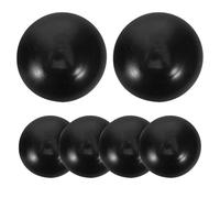IMIKEYA 6 Piezas de Tapas Protectoras de Varilla de Goma Negras para Trampolín, Cubiertas Resistentes y Seguras para Postes, Repuesto para Cama Elástica