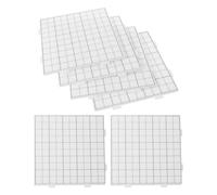 IMIKEYA 6 Piezas Tablero, de Fusibles para Plástico Cuadrado Cuentas 52 Clavijas Kit Creativo Resistente de Conexión Artística para Manualidades y Actividades Familiares