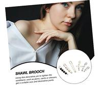 IMIKEYA 6piezas Pin De Cintura De Metal Para Sujetar Ropa y Pantalones Cierre Anilla Broches Metálicos Para Bufandas Pinzas Para Uso Diario