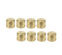 IMIKEYA 8 Cajas de Cobre Dorado para Moxibustión sin Humo Ventilación Ajustable y Red Anticenizas, Herramienta Segura para Padres y Amigos en Terapia Alternativa