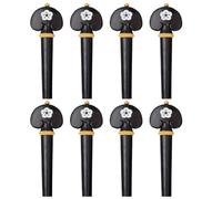 IMIKEYA 8 de Afinación Paquete de 8 Piezas para Violín de Madera Negra, Accesorios de Repuesto para Mantenimiento para Violín Clásico