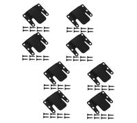 IMIKEYA 8 Piezas Soportes para Muebles Conectores Modulares para Sofá Seccional Clips Metálicos con Tornillos Fijación Oculta para Sillones y Chaise Lounges