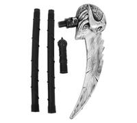 IMIKEYA Accesorio de Disfraz de Halloween Guadaña Realista de Plástico Apariencia Vívida y Resistente para Carnaval y Cosplay de Fiesta