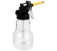 IMIKEYA Aceitera Manual de 250ml Boquilla para Lubricación Automotriz, Material Plástico, Nivel de Aceite Visible y Diseño Práctico para Mantenimiento