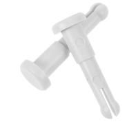 IMIKEYA Alfiler de Papel para Reposacabezas de Optometría de Plástico 24 MM de Largo y 4 MM de Diámetro 1 Par Accesorio Seguro para Equipo Óptico en Clínicas y Hospitales