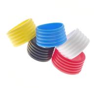 IMIKEYA Anillo de Raqueta Reutilizable de Silicona para Tenis, Protector Compacto para Mantener el Sobregrip en Su Lugar, Pack de 5 Unidades Mayoría de Raquetas