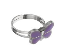IMIKEYA Anillo Que Cambia De Color Para Niñas Libélula Pequeño De Aleación De Zinc Efecto Termocromático Joyería Infantil Divertida y Sensible Al Estado De Ánimo Para Uso Diario