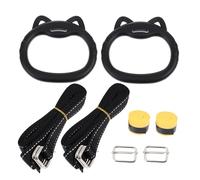 IMIKEYA Anillos de Fitness Correas de 2 Metros, 2 Unidades Agarres Antideslizantes, Equipo de Entrenamiento Interior para Estiramiento y Tracción en Casa