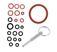 IMIKEYA Anillos de Silicona para Reparación de Máquinas Cafetera Resistente y Compatible con Modelos Jura Incluye Llave Ovalada para Mantenimiento Profesional