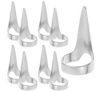 IMIKEYA Anillos para Separar el Cabello 10 Piezas de Aleación de Zinc Ligeros con Acabado Fino para Herramientas Profesionales de Peluquería y Trenzado
