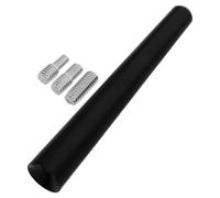 IMIKEYA Antena Corta para Coche y Camión de 9cm con Tornillos M4 M5 M6, Material Abs y Metal, Señal Fuerte y Recepción Clara para FM y Am