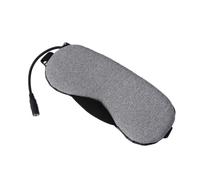 IMIKEYA Antifaz para Dormir Vapor Recargable USB Antifaz Térmico de Cuero Gris sin Aroma Máscara Ocular Relajante para Aliviar Fatiga y de Cabeza Adecuado para Hogar Oficina y Viajes