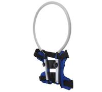 IMIKEYA Arnés Ajustable para Perros Ciegos Azul S, Anillo Anticolisión para Mascotas, Collar Protector para Gatos y Perros Visión Limitada, Ayuda Esencial para Seguridad y Movilidad