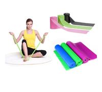 IMIKEYA Bandas Elásticas de Látex para Entrenamiento de Fuerza y Rehabilitación Física, Resistentes y Cómodas, Ideales para Entrenamiento en Casa y Ejercicios Abdominales