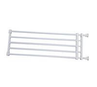 IMIKEYA Barrera Infantil para Perros Blanca Alta y Extensible Valla Portátil para Interiores Fácil Instalación Puertas y Escaleras Protección Segura para Bebés y Mascotas