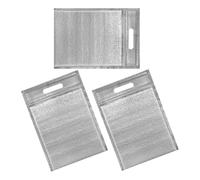 IMIKEYA Bolsa Térmica con Estructura Reforzada y Cierre de Cremallera | Material de Aluminio Fácil de Limpiar, Diseño Plegable con Asas Resistentes, Adecuado para Picnic y Oficina
