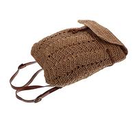 IMIKEYA Bolso de Hombro Tejido de Paja Cordón para Mujer, Bolso de Playa Verano Estilo Fashion, Bolsa Tejida de Rafia para Uso Playa