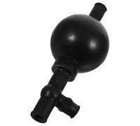 IMIKEYA Bombilla de Laboratorio Negra de Silicona Bulbo Cuantitativo de Tres Vías, Dispositivo de Succión Versátil y Fácil de Usar para Necesidades Experimentales