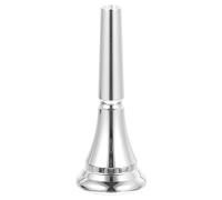 IMIKEYA Boquilla de Cuerno Francés de Cobre Plata Diseño Creativo, Fácil de Limpiar y Tono para Músicos Profesionales E Intermedios