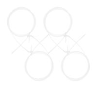 IMIKEYA Boquillas de Extensión para Espuma Expansiva 4 Unidades Mangueras Plásticas 118 Pulgadas para Renovación y Sellado en Construcción