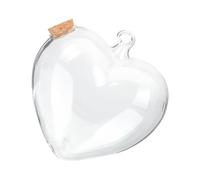 IMIKEYA Botella Deseos Transparente de Vidrio Tapón de Corcho 16 Cm, Frasco Decorativo Colgante DIY para Micropaisaje y Estrellas de Origami, Adorno para Hogar y Obsequio