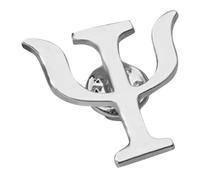 IMIKEYA Broche Retro de Aleación Plateado para Mujer y Hombre Pin Psicológico Símbolos Insignia para Mochila y Ropa Alfiler de Solapa Versátil y Resistente Decoloración 1 Pieza