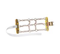 IMIKEYA Cadenas de Nieve para Coches y Camiones Antideslizantes Ajustables con Correas de Tensión Resistentes Temperaturas Protección Lateral Reforzada para Seguridad Invierno